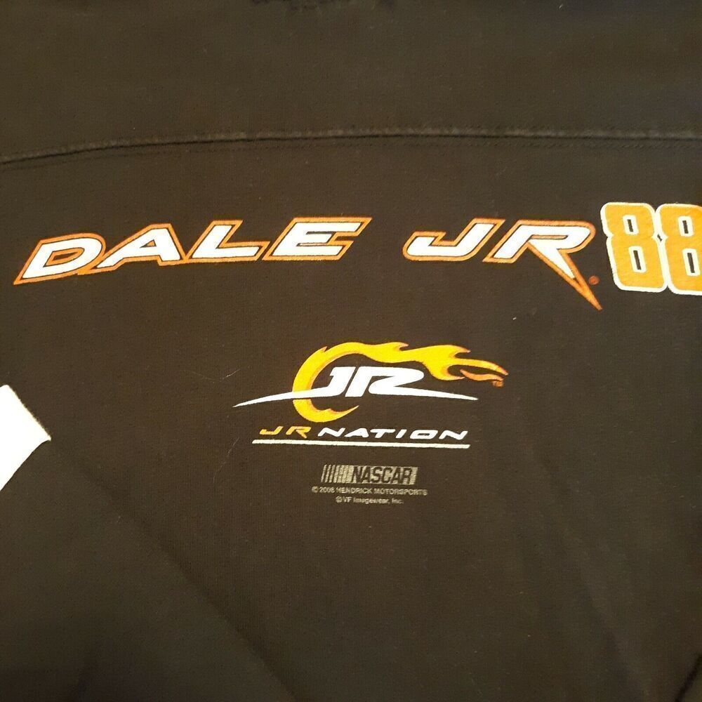 Vtg Dale Earnhardt Jr Long Sleeve Black T-shirt L NASCAR Chase Authentics #88 - Picture 4 of 8